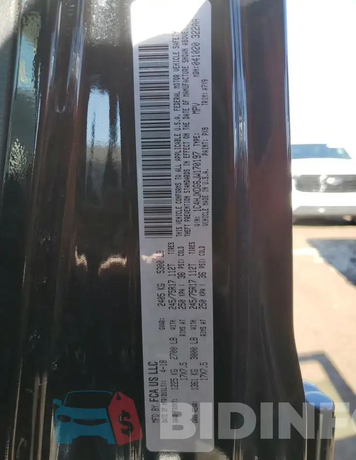 1C4HJXDG6JW170197 Photo# 13