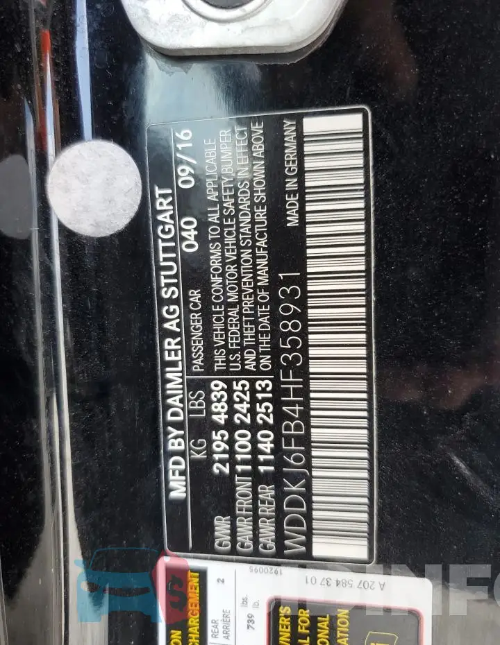 WDDKJ6FB4HF358931 Photo# 12
