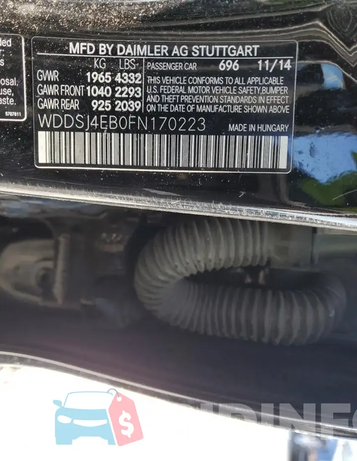 WDDSJ4EB0FN170223 Photo# 13