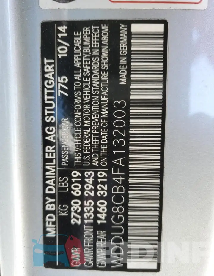 WDDUG8CB4FA132003 Photo# 13
