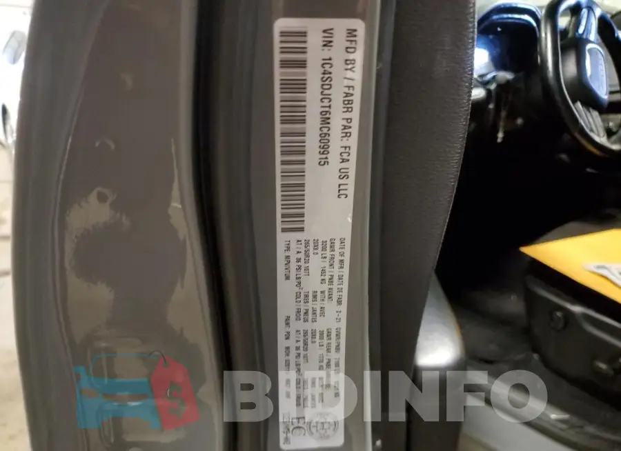 1C4SDJCT6MC609915 Photo# 13
