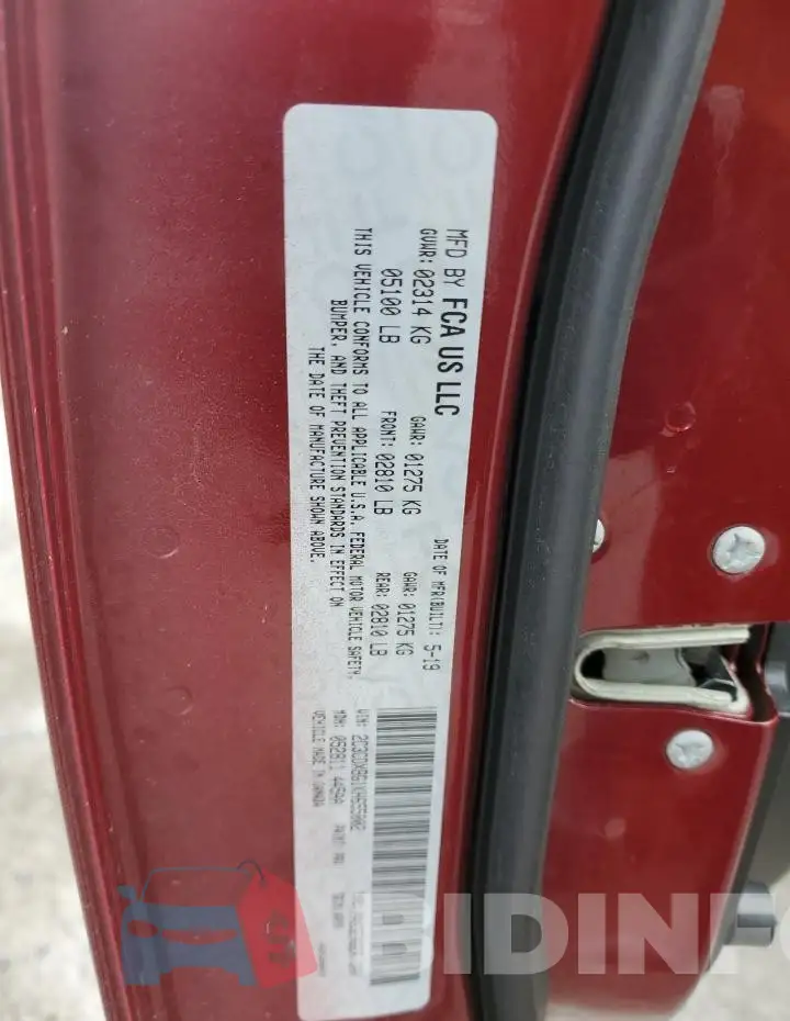 2C3CDXBG1KH655002 Photo# 12