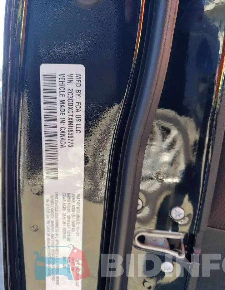 2C3CDXCTXMH656776 Photo# 12