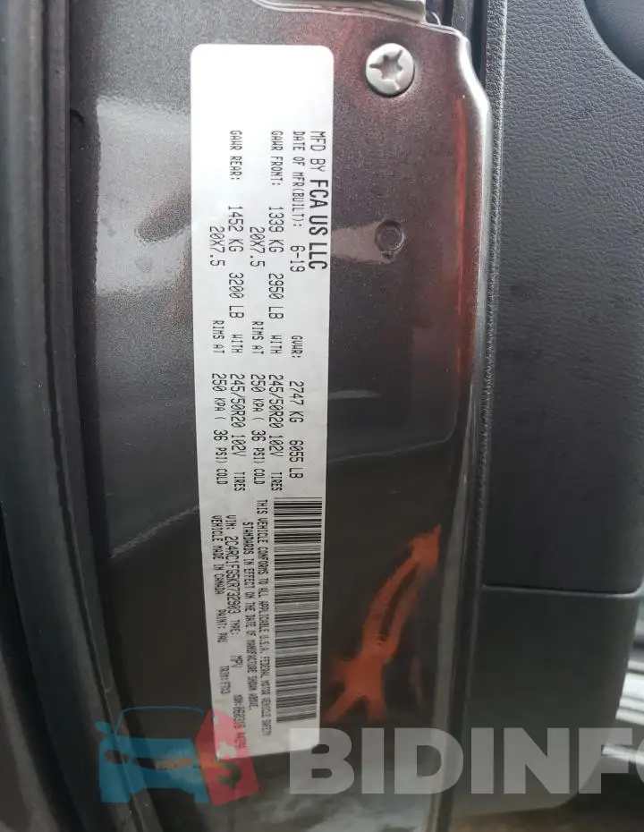 2C4RC1FG5KR732903 Photo# 14