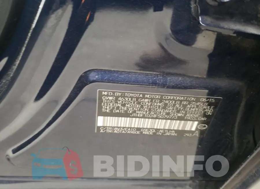 JTHBF1D24F5079773 Photo# 12