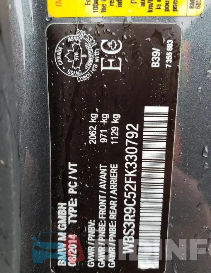 WBS3R9C52FK330792 Photo# 13