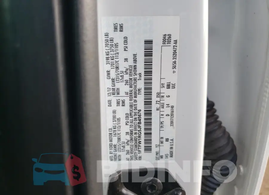 1FTFW1RG5JFB45676 Photo# 12