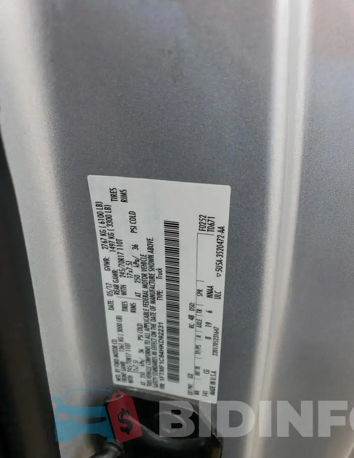 1FTMF1C84HKD92231 Photo# 12