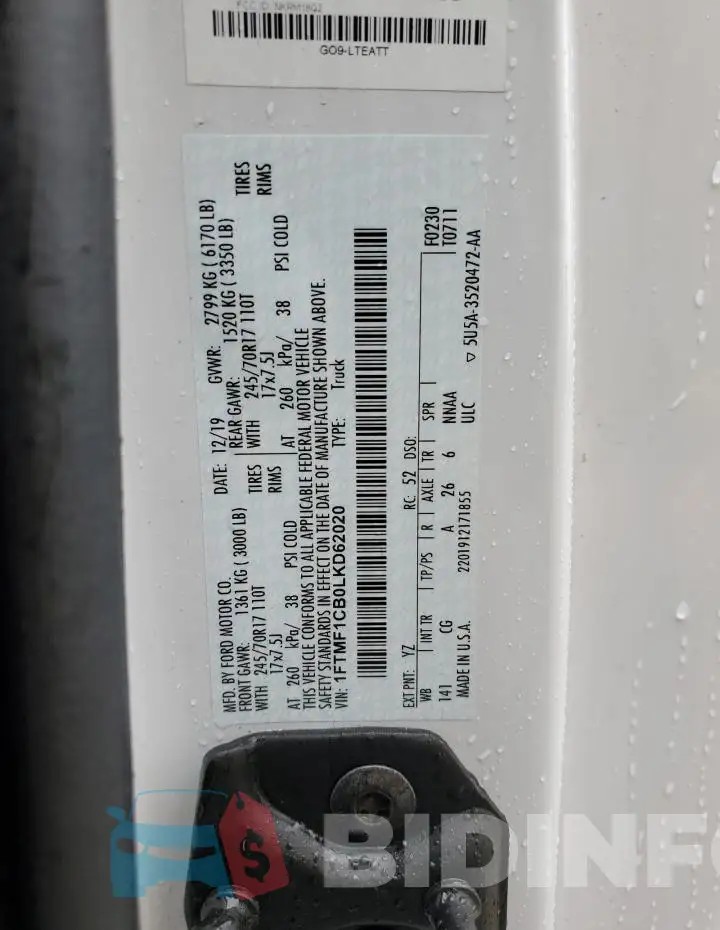 1FTMF1CB0LKD62020 Photo# 12