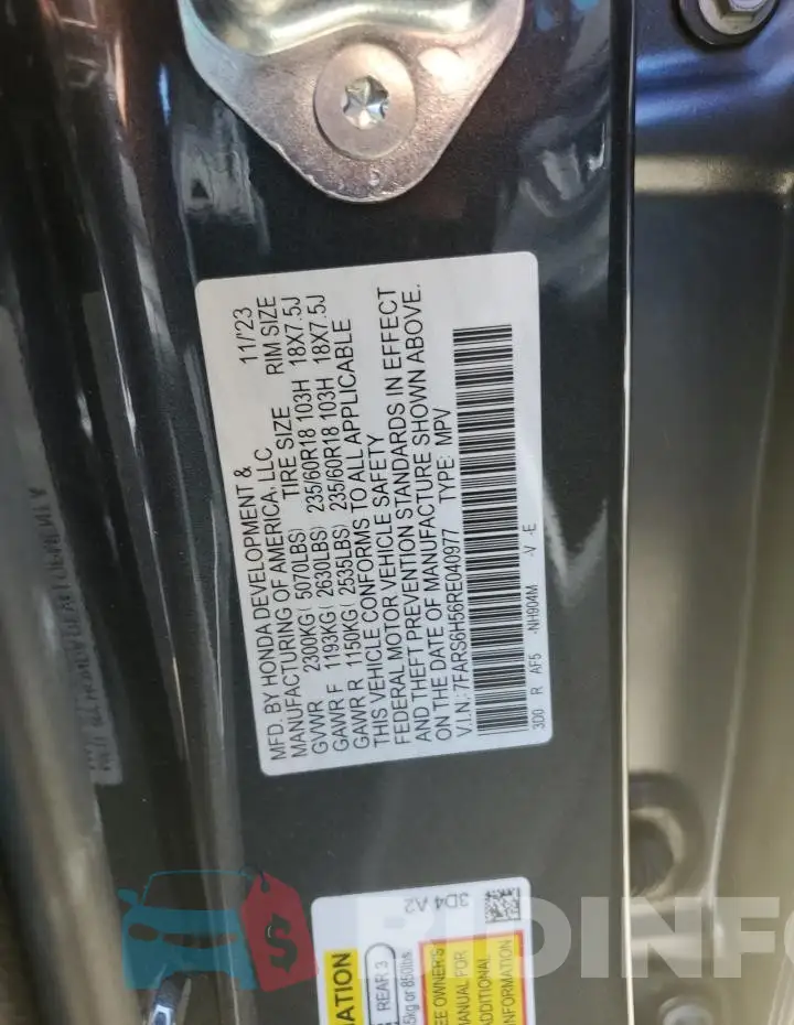 7FARS6H56RE040977 Photo# 13
