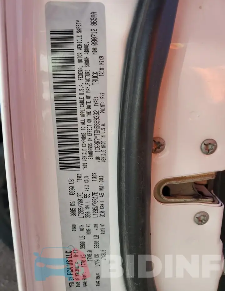 1C6RR7YT6HS859332 Photo# 12