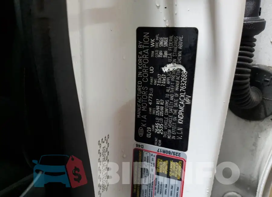 KNDPMCACXL7632688 Photo# 13