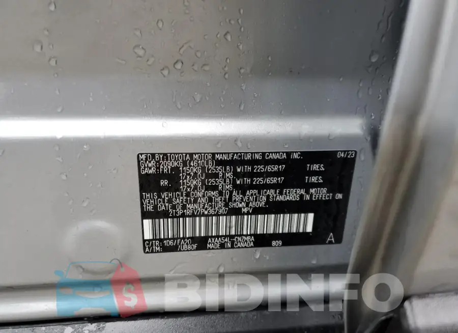 2T3P1RFV7PW367907 Photo# 12