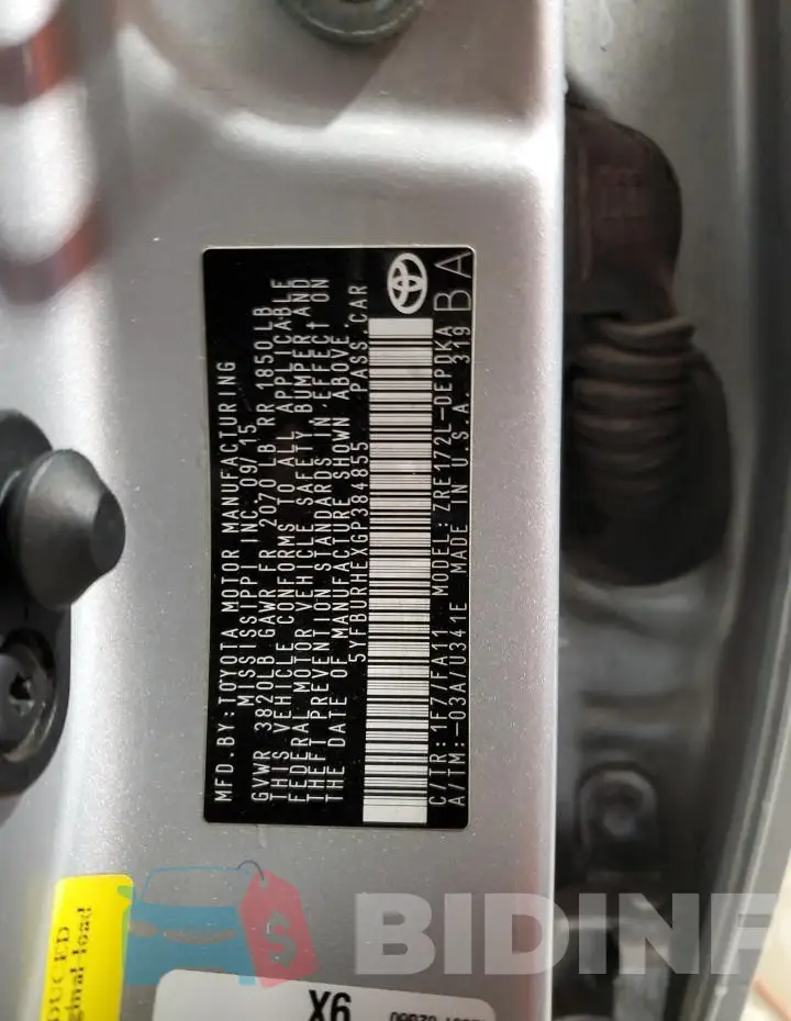 5YFBURHEXGP384855 Photo# 12