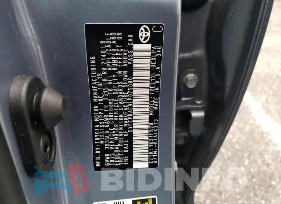 5YFEPRAE9LP075080 Photo# 13