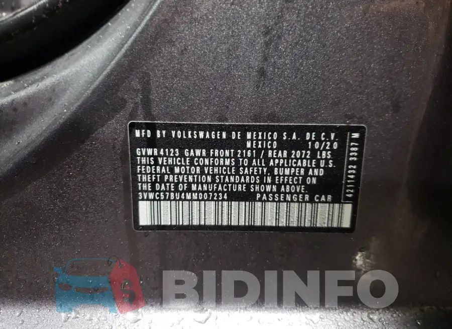3VWC57BU4MM007234 Photo# 12