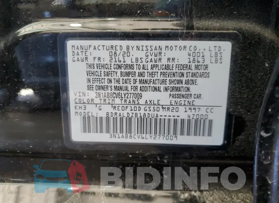 3N1AB8CV6LY277009 Photo# 12
