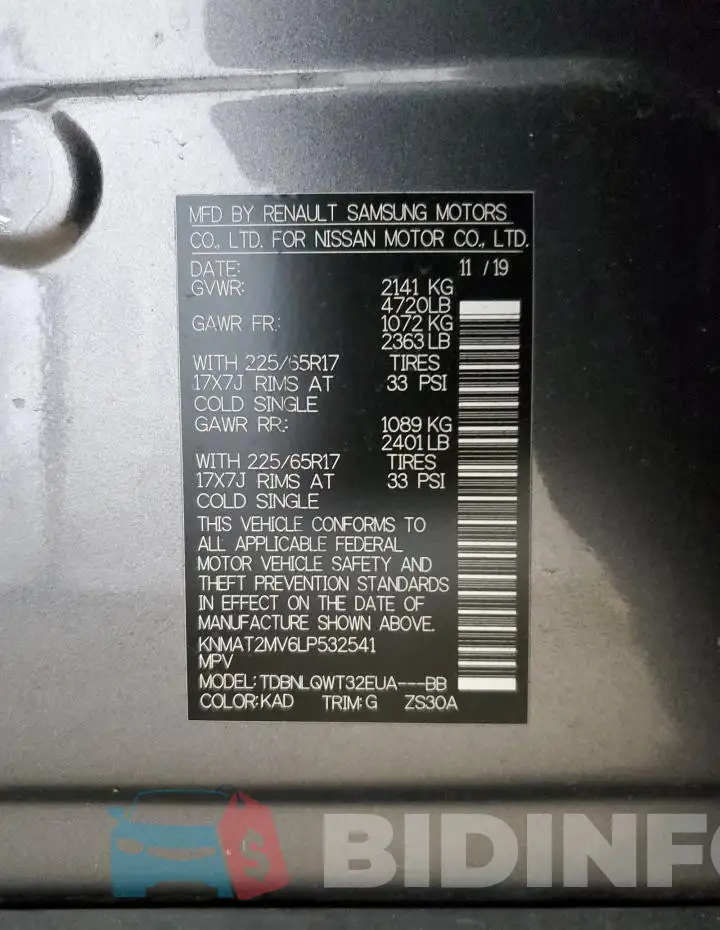 KNMAT2MV6LP532541 Photo# 12