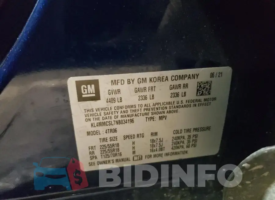 KL4MMCSL7NB034196 Photo# 12