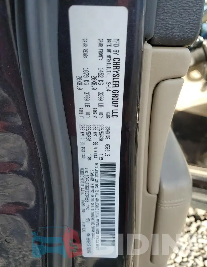 1C4RJFBG0FC634580 Photo# 13