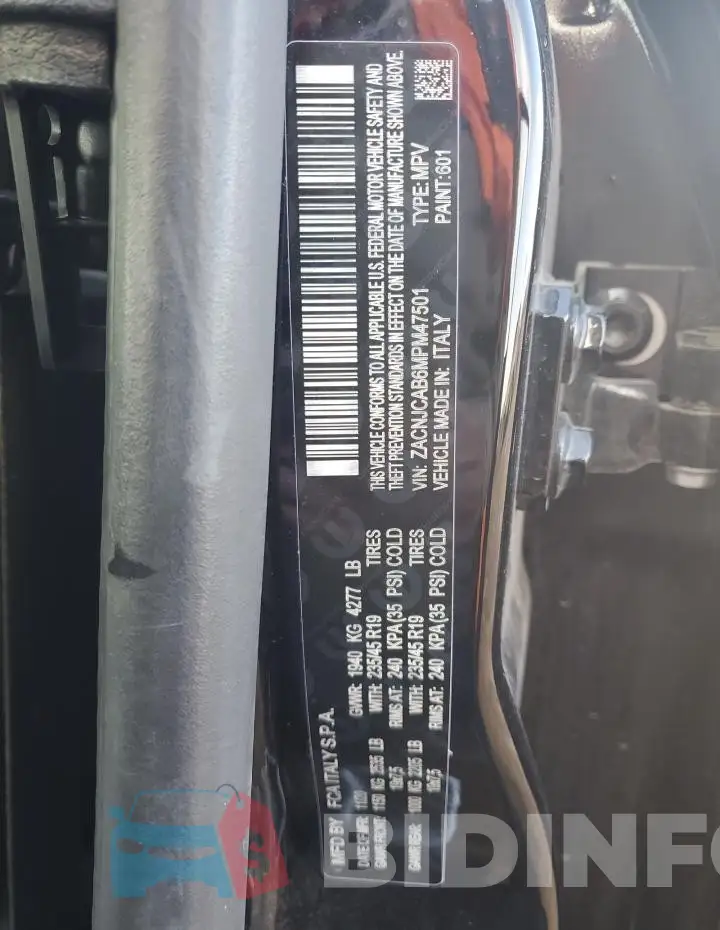 ZACNJCAB6MPM47501 Photo# 13