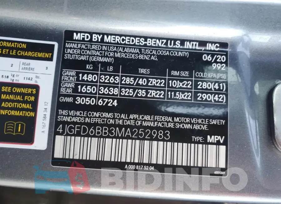 4JGFD6BB3MA252983 Photo# 12