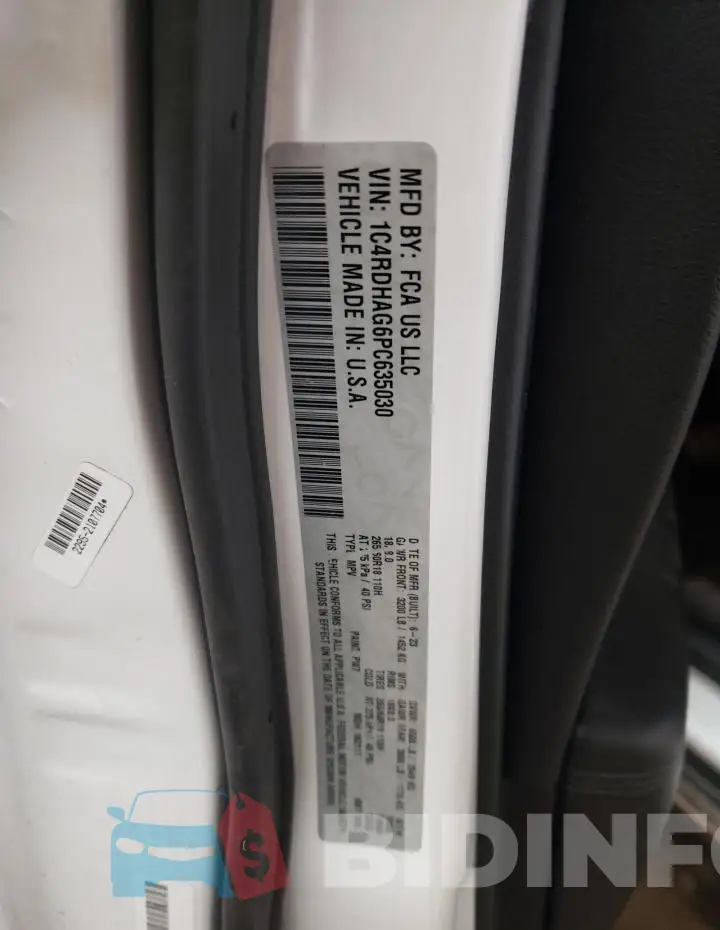 1C4RDHAG6PC635030 Photo# 12