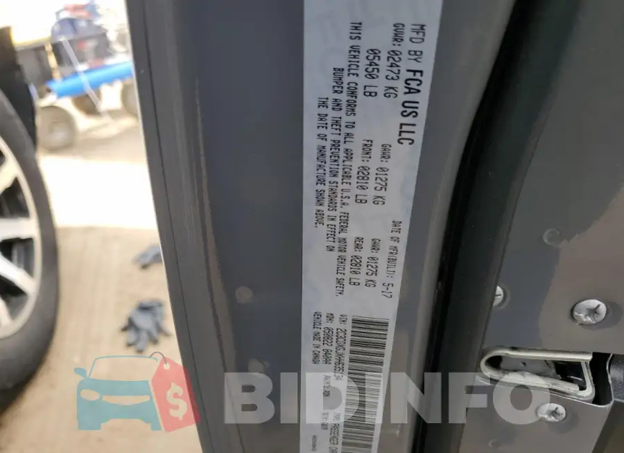 2C3CDXGJXHH635134 Photo# 12