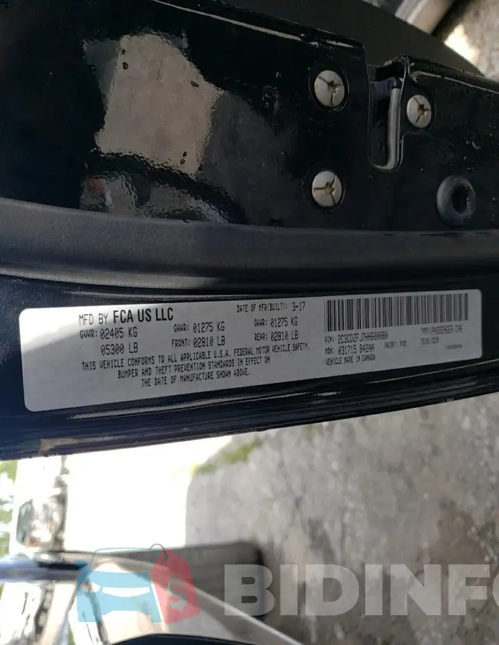 2C3CDZFJ7HH600080 Photo# 13