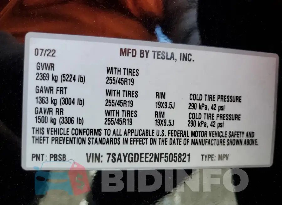 7SAYGDEE2NF505821 Photo# 13