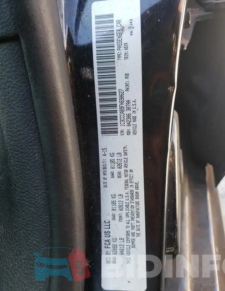 1C3CCCAB9FN690627 Photo# 12