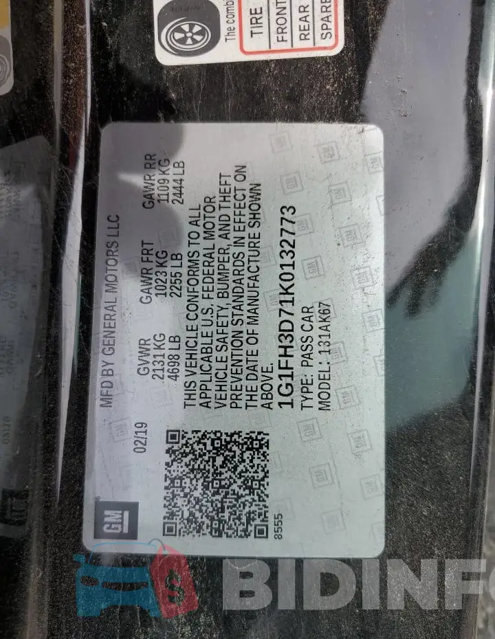 1G1FH3D71K0132773 Photo# 12
