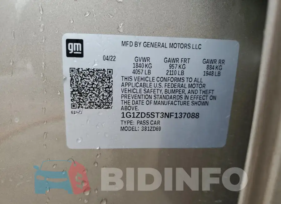 1G1ZD5ST3NF137088 Photo# 13