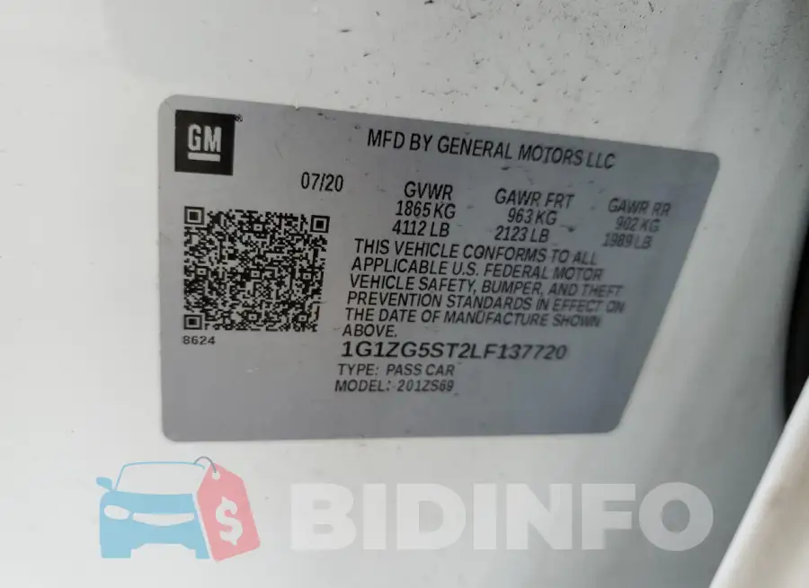 1G1ZG5ST2LF137720 Photo# 12