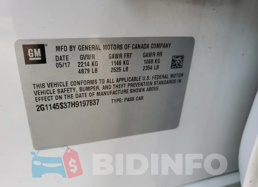 2G1145S37H9197837 Photo# 12