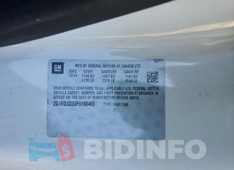 2G1FD3D30F9188465 Photo# 12