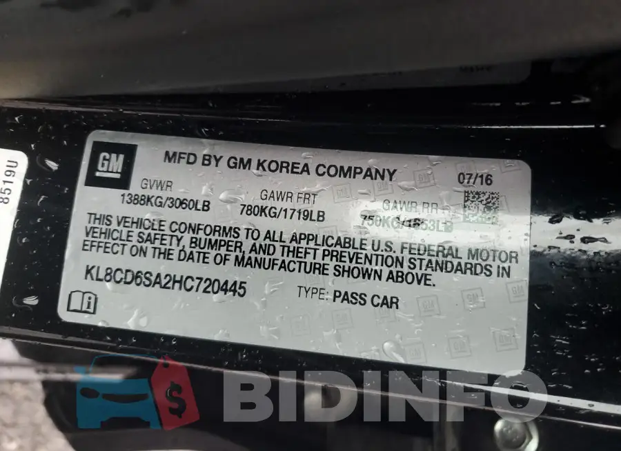 KL8CD6SA2HC720445 Photo# 13