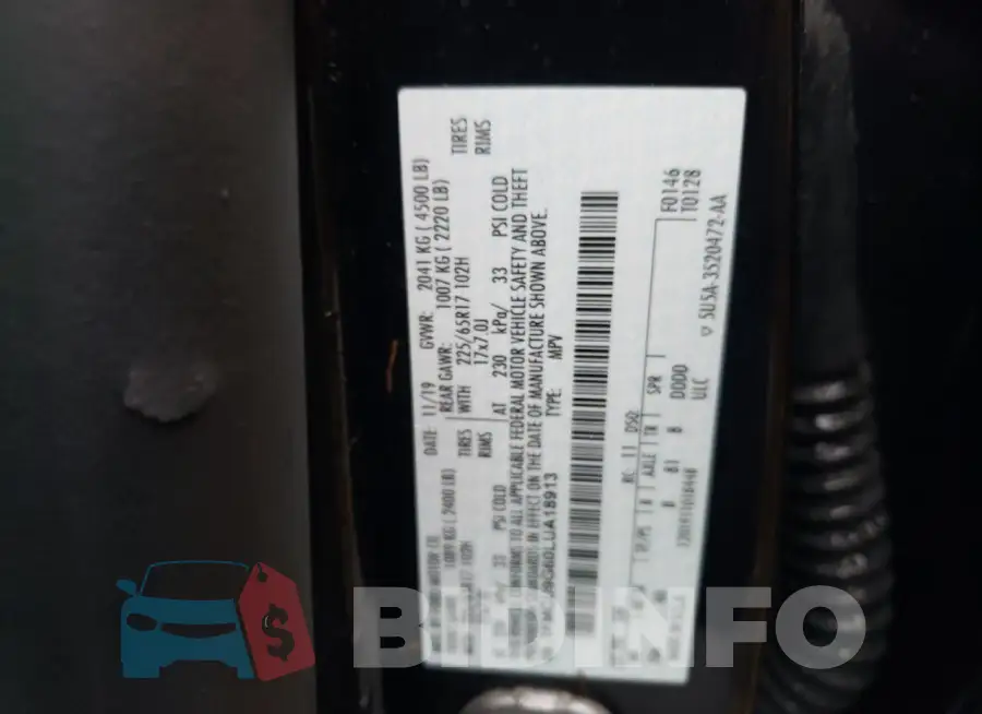 1FMCU9G60LUA18913 Photo# 12