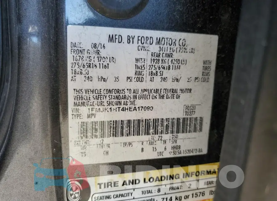 1FMJK1HT4HEA17090 Photo# 12