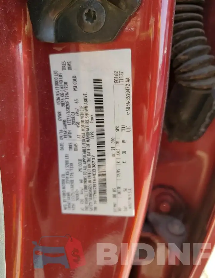 1FT7W2BT6HEB38737 Photo# 12