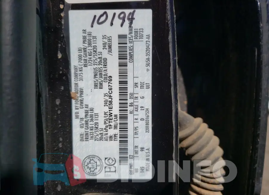 1FTEW1E58JFC67769 Photo# 12