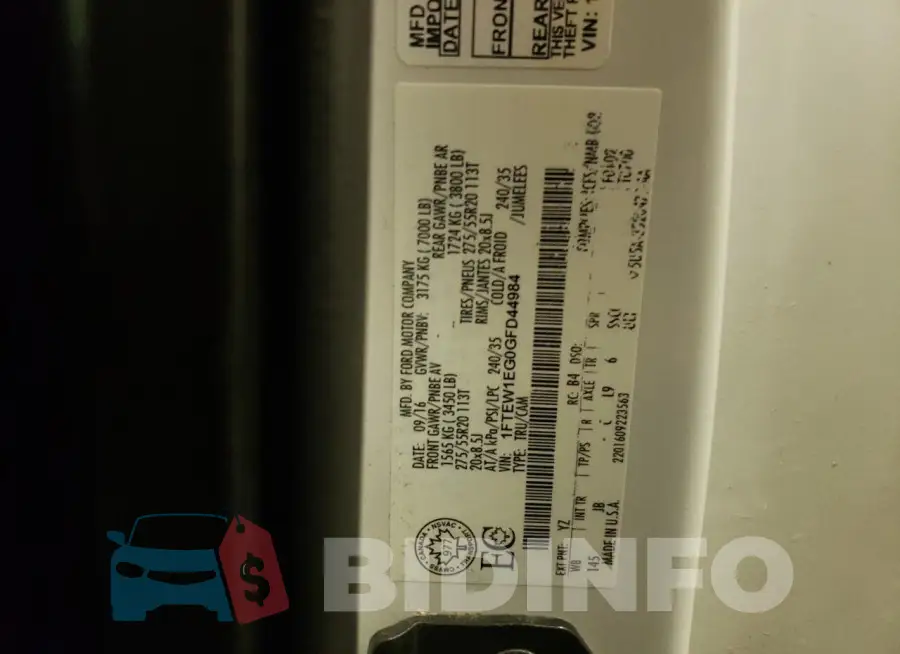 1FTEW1EG0GFD44984 Photo# 12