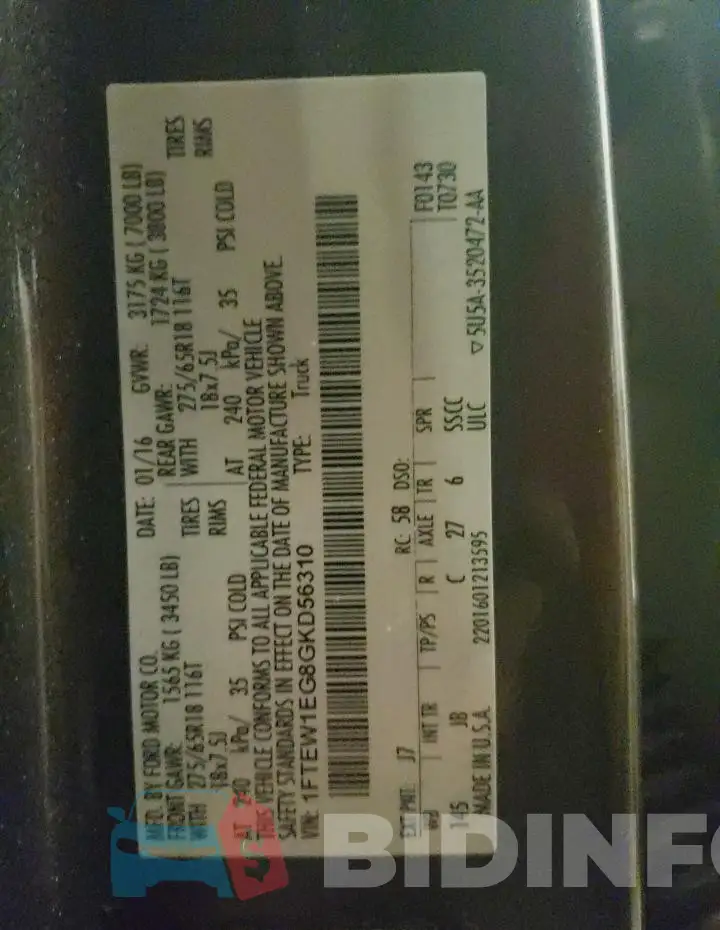 1FTEW1EG8GKD56310 Photo# 12