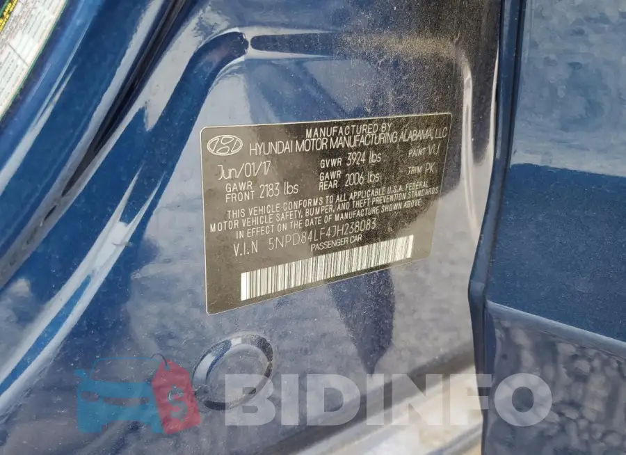 5NPD84LF4JH238083 Photo# 12