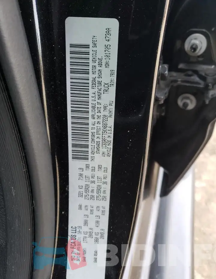 1C6SRFFT5KN687220 Photo# 12