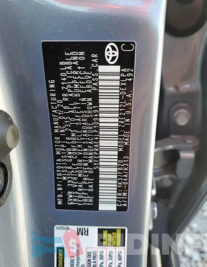 5YFEPRAE4LP109491 Photo# 12