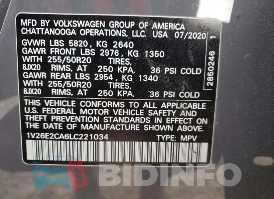 1V26E2CA6LC221034 Photo# 13