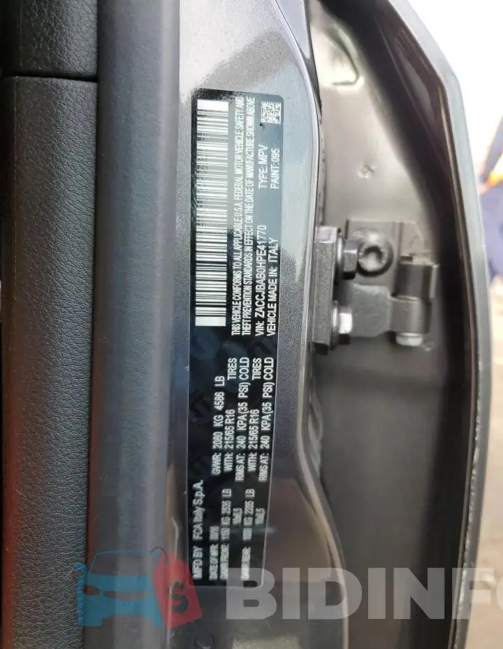 ZACCJBAB0HPE41770 Photo# 12