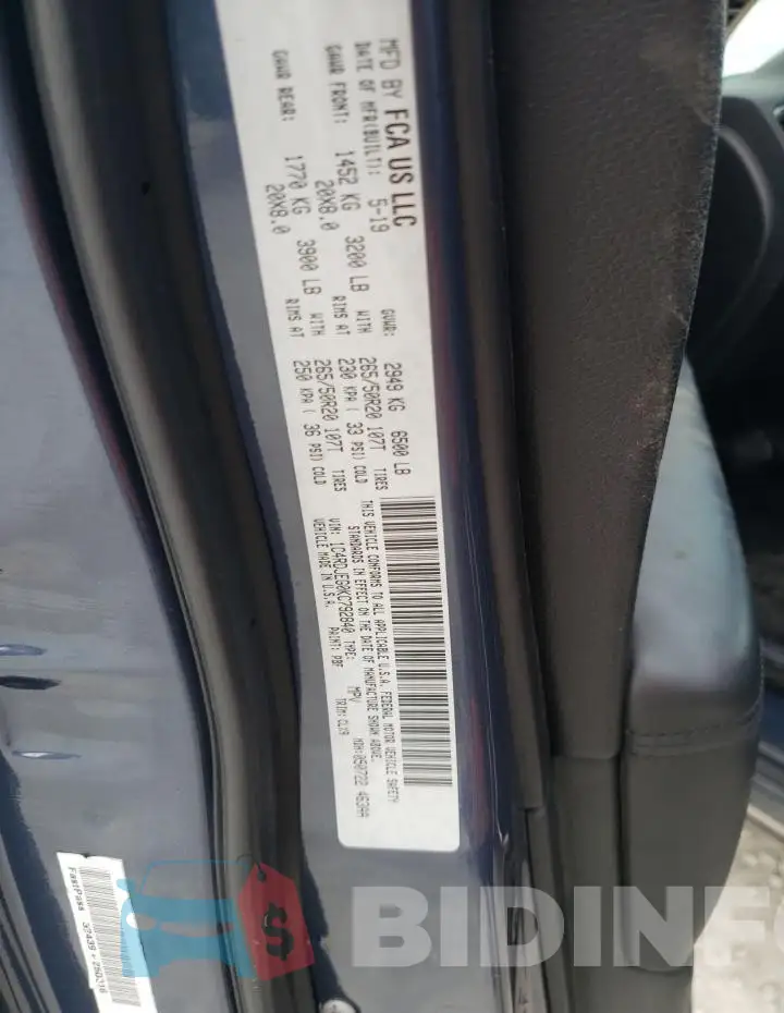 1C4RDJEG0KC792840 Photo# 13