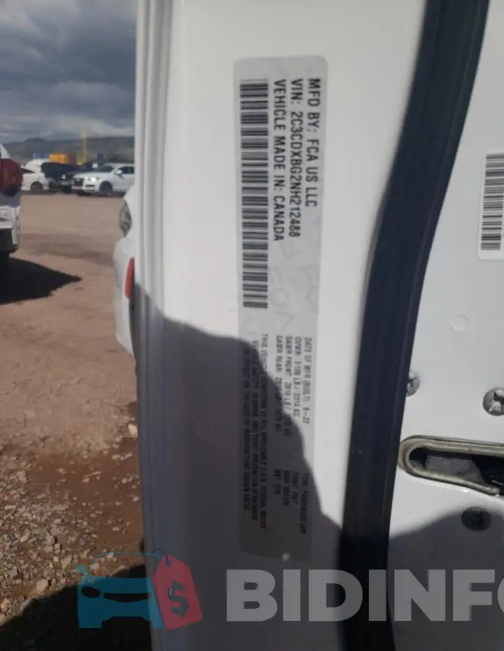 2C3CDXBG2NH212488 Photo# 13